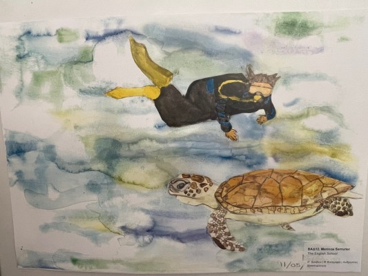 Marinos Shines in CVAR's Seascape Drawing Contest